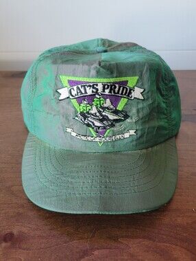 Vintage 90s Arctic Cat Hat Snapback Nylon Irridscent OS